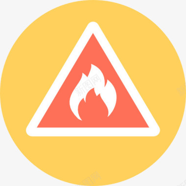 危险性质消防图标图标