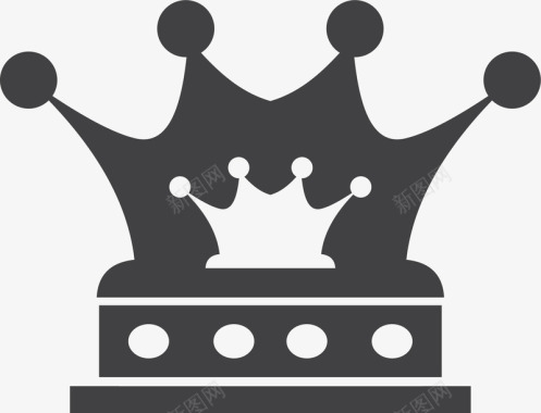 简约皇冠图案图标图标