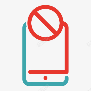 卡通禁止使用的手机标识图标图标