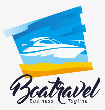 旅游国外日本轮船logo矢量图图标图标
