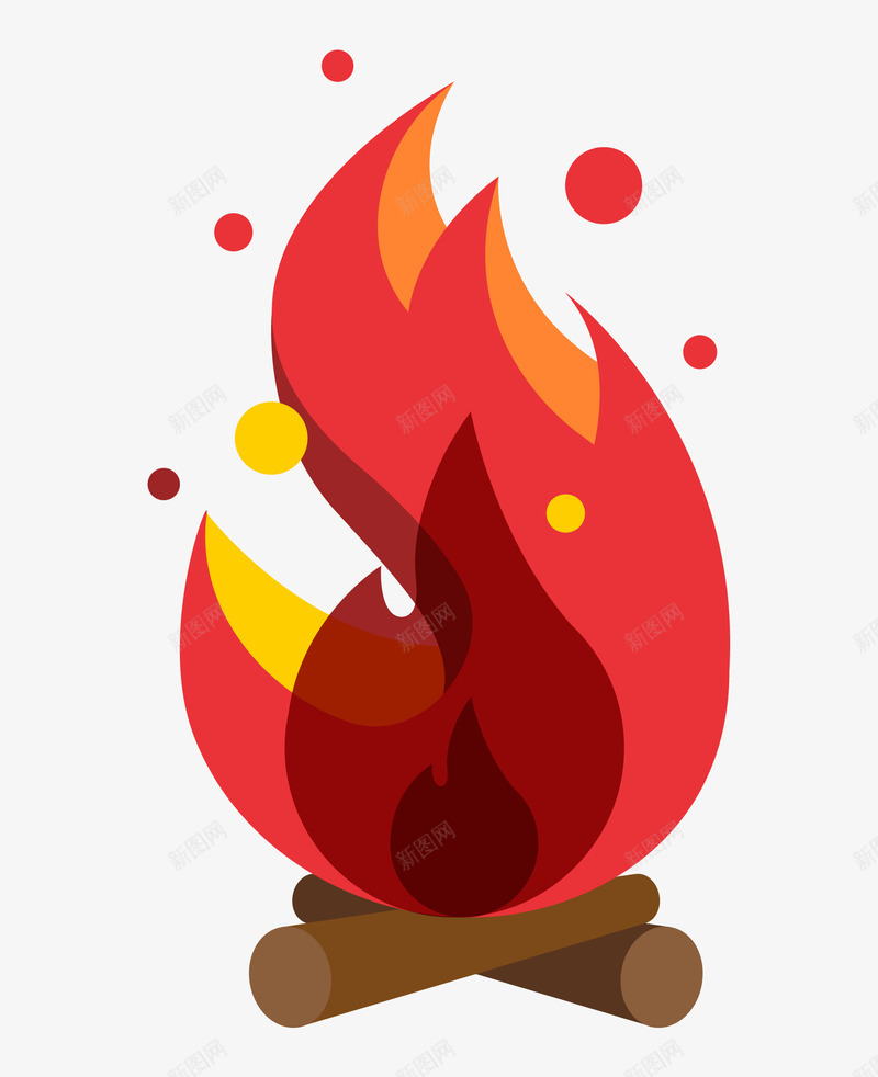 手绘卡通红色火焰png免抠素材_88icon https://88icon.com 动漫 动画 卡通 手绘 明火 烤火 红色 红色火焰