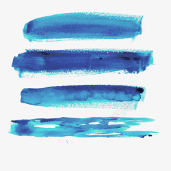蓝色画笔画笔笔刷矢量图高清图片