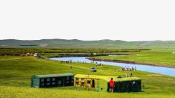 内蒙古呼伦贝尔草原风景素材