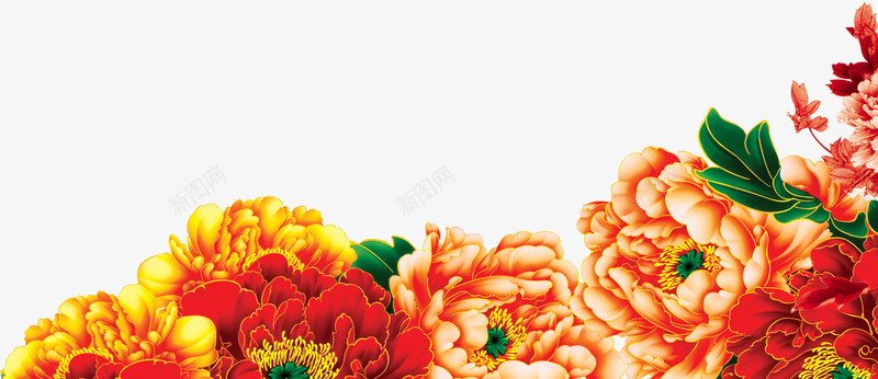 国花美景牡丹花开png免抠素材_88icon https://88icon.com 国花 牡丹花 美景