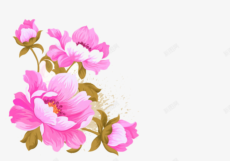 花牡丹png免抠素材_88icon https://88icon.com 牡丹 花