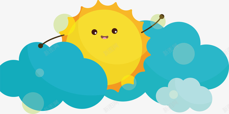 创意太阳背景矢量图ai免抠素材_88icon https://88icon.com 卡通 太阳背景 插画 日出背景 金色 矢量图