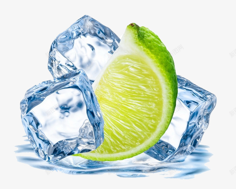 冰块青柠png免抠素材_88icon https://88icon.com 冰块 冷冻 青柠