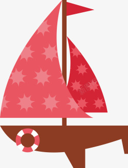 矢量帆船标识精美翻船矢量图图标高清图片