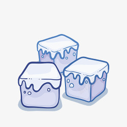 融化的冰块素材