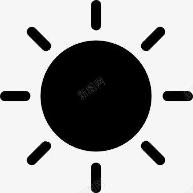 黑五素材太阳黑symboi图标图标