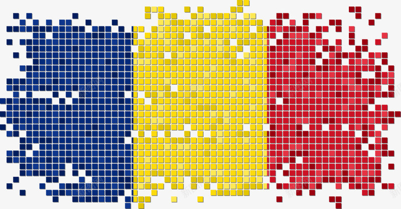 罗马尼亚国旗png免抠素材_88icon https://88icon.com 像素国旗 国旗 国旗图案 方块国旗 罗马尼亚 罗马尼亚国旗