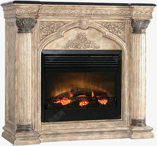 古典的壁炉png免抠素材_88icon https://88icon.com 产品实物 暖炉 木质 烤火