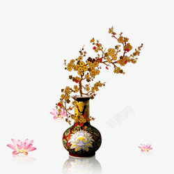 古典花瓶插花素材