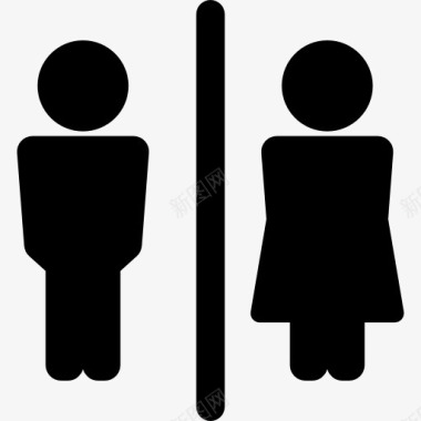 男女厕所图标图标