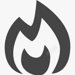 辣热的火焰消防图标高清图片
