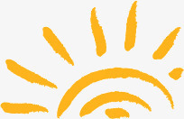 黄色太阳简笔画png免抠素材_88icon https://88icon.com 太阳 笔画 黄色