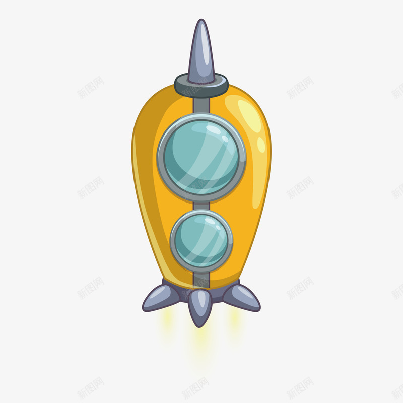 手绘卡通火箭矢量图ai免抠素材_88icon https://88icon.com 卡通太空舱 卡通宇宙飞船 卡通火箭 卡通航天器 手绘宇宙飞船矢量 手绘航天飞船 手绘航空航天 矢量图 载人航天器 载人航天飞船 载人飞船