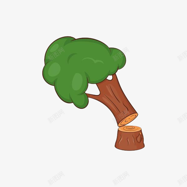 手绘砍伐树木png免抠素材_88icon https://88icon.com 卡通树 手绘 树木 树木保护 树木笔刷 植物 砍伐 绿植 绿色