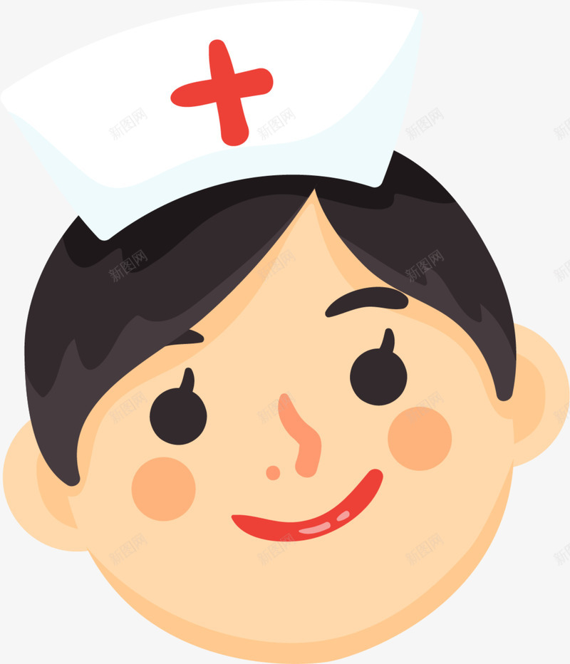 国际红十字日美丽护士png免抠素材_88icon https://88icon.com 国际红十字日 开心 护士头像 护士姐姐 笑脸 美丽护士