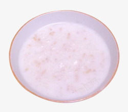 牛奶燕麦粥素材