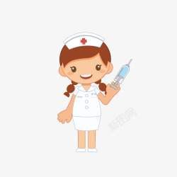 美丽护士卡通手绘美丽的护士高清图片