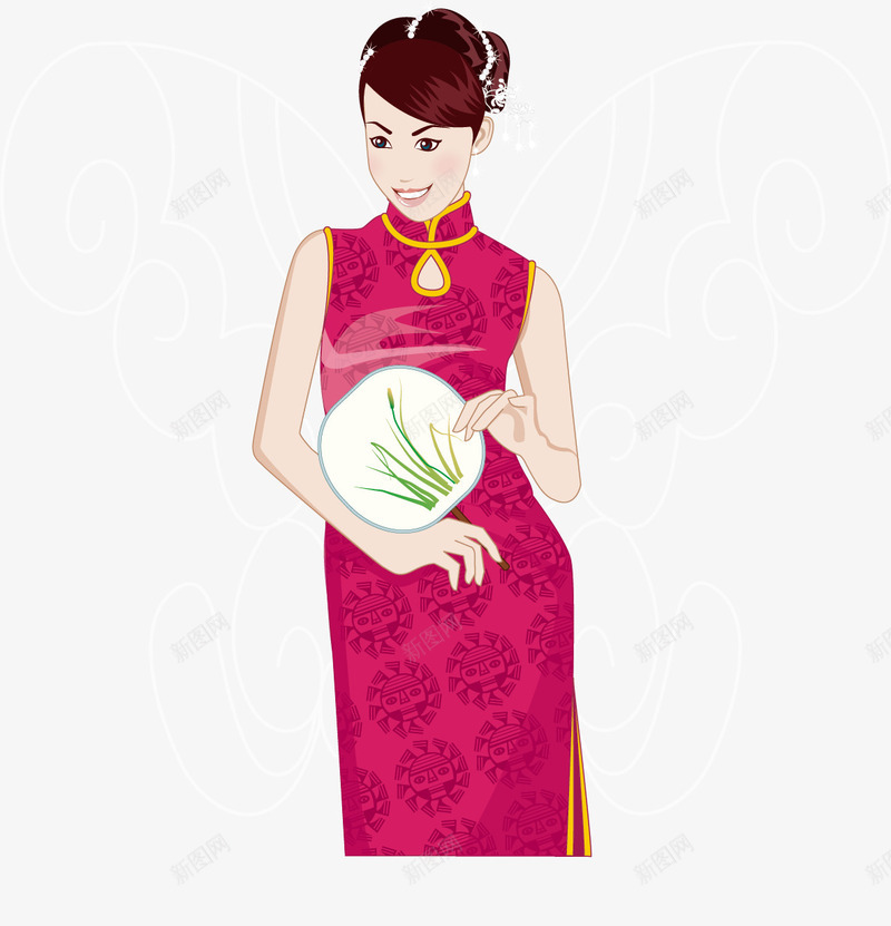 人物插图穿旗袍拿扇子的女孩png免抠素材_88icon https://88icon.com 人物插图 女孩 拿扇子 无袖旗袍 穿旗袍 穿旗袍女人拿着扇子 穿旗袍的女人