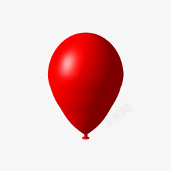 红色气球装饰品素材