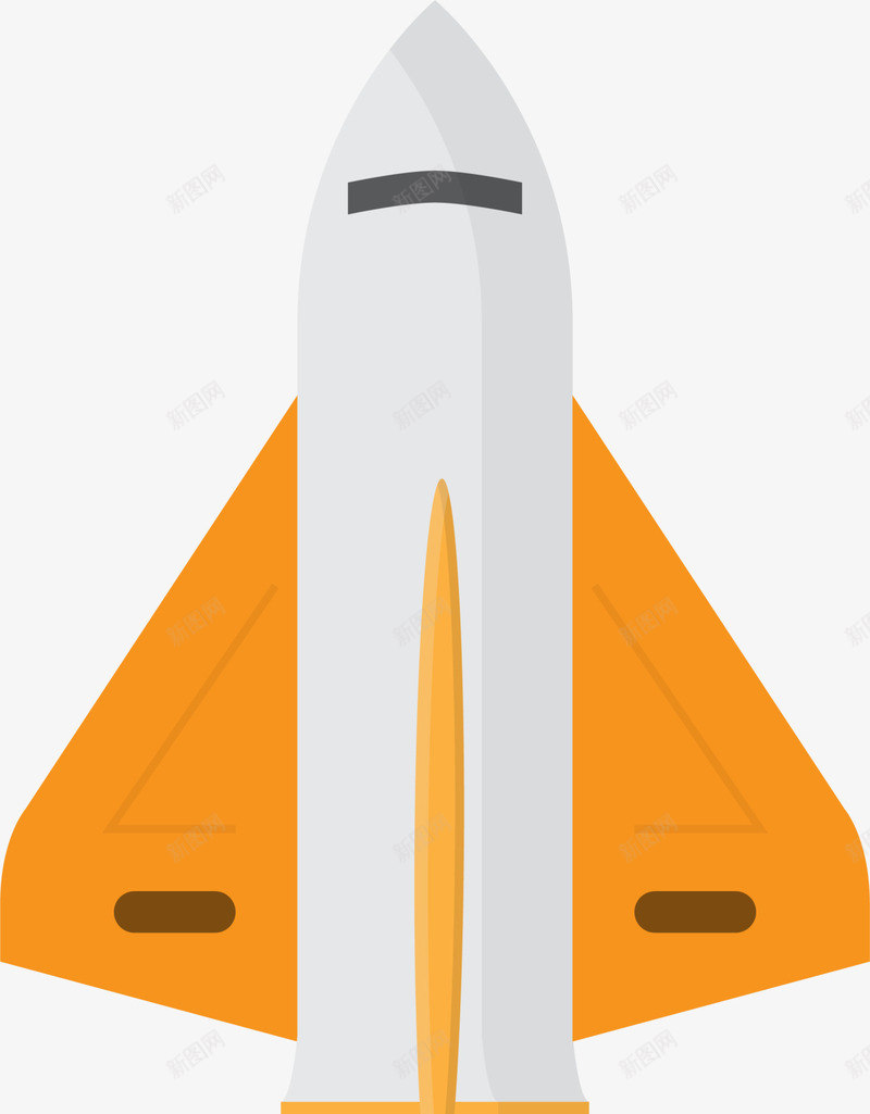 宇宙白色卡通飞行器png免抠素材_88icon https://88icon.com 4月12号 世界航天日 太空 宇宙 火箭 白色飞行器 航空