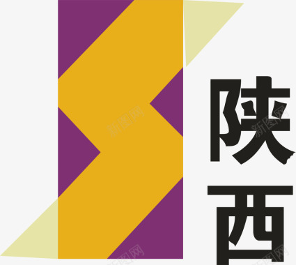 企业图标矢量图陕西电视台logo图标图标