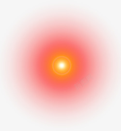红色圆环太阳医疗素材