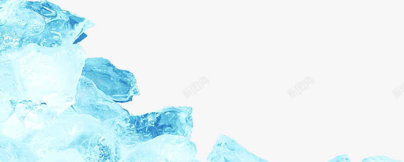 蓝色堆砌冰块夏天png免抠素材_88icon https://88icon.com 冰块 堆砌 夏天 蓝色