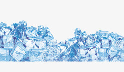 冰爽冰块素材