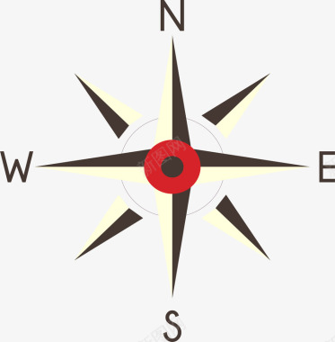 香港指南针矢量图图标图标