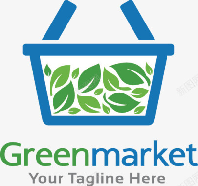 绿色礼服环保logo矢量图图标图标