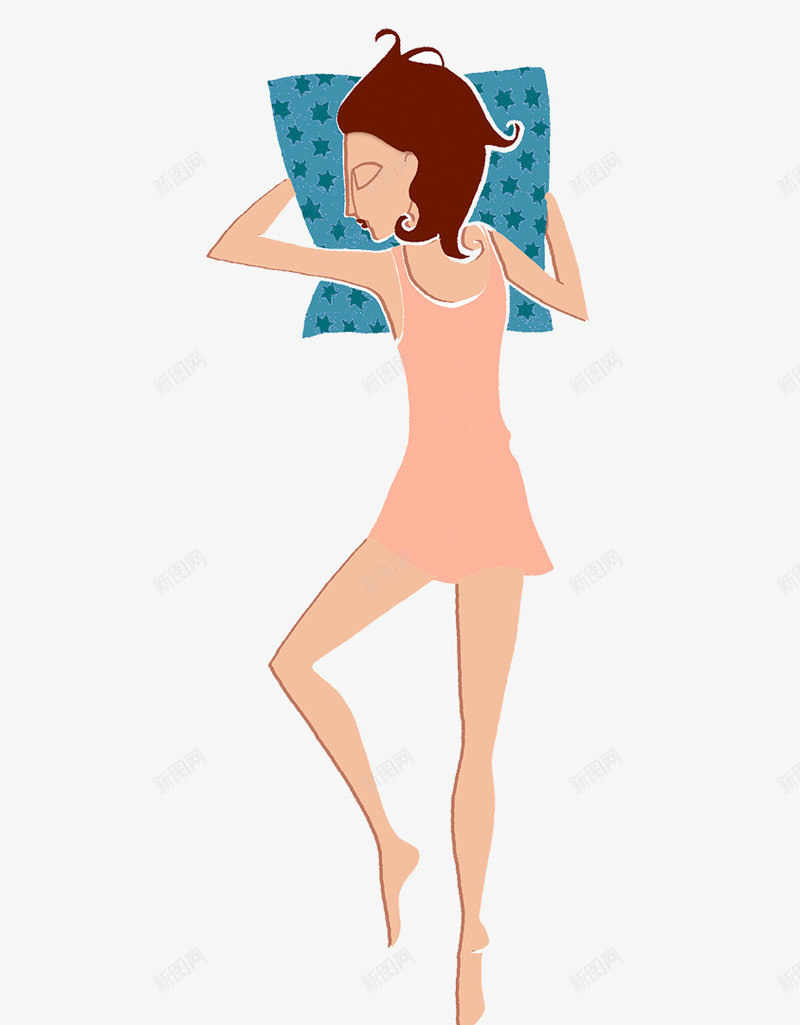 卡通插图抱着枕头趴着睡着的女孩png免抠素材_88icon https://88icon.com 卡通插图 女孩 抱着枕头 睡着 睡着的女人 趴着