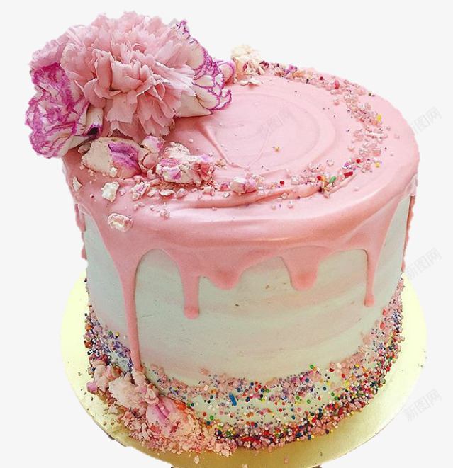 牡丹造型蛋糕png免抠素材_88icon https://88icon.com 牡丹 糕点 美味 美食 花朵造型 蛋糕