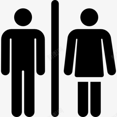 男女厕所图标图标