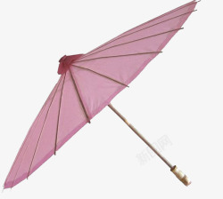 粉色古典物品纸伞素材