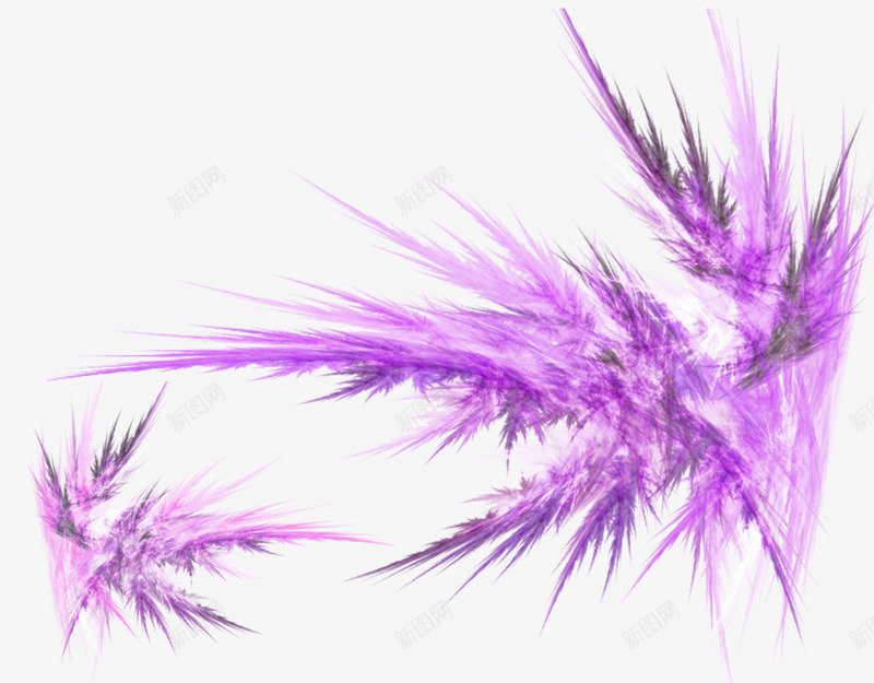 紫色装饰物png免抠素材_88icon https://88icon.com 时尚元素 炫光 紫色 线条 锋利