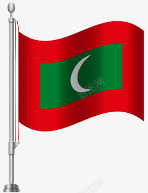 马尔代夫马尔代夫的国旗图标图标