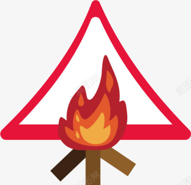 橄榄球新西兰森林防火标识图标图标