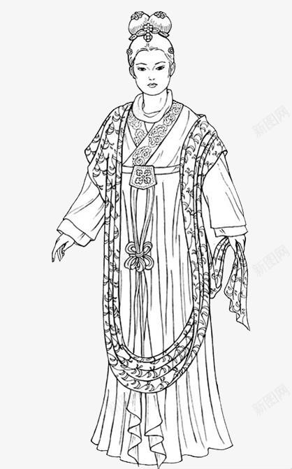 古代人物服饰png免抠素材_88icon https://88icon.com 古代人物服饰 古代女人 古典人物