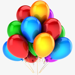 氢气球庆祝气球高清图片