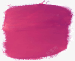 紫红色水彩涂鸦笔刷矢量图素材