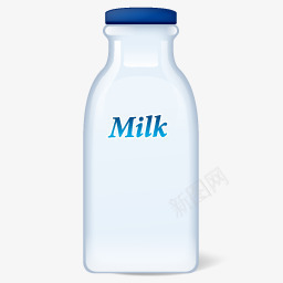 爱心牛奶milk图标图标