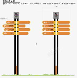 标识系统方向标识标志图标高清图片