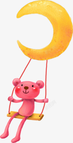 月亮弯弯水果素材