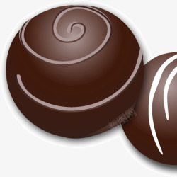 黑色牛奶巧克力素材