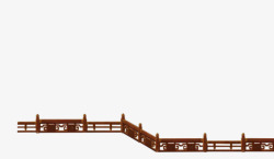 中国风护栏围栏古典装饰素材