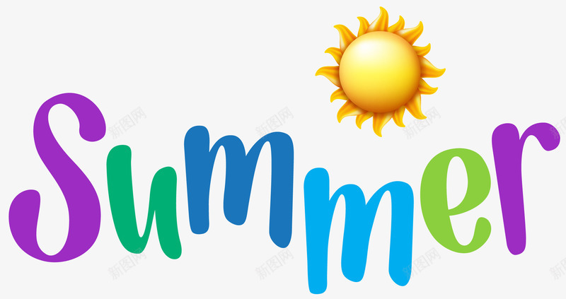 summer矢量图eps免抠素材_88icon https://88icon.com summer 夏天素材 太阳 矢量素材 矢量图